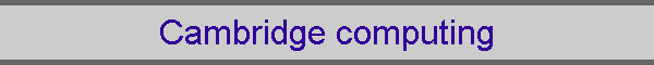 Cambridge computing